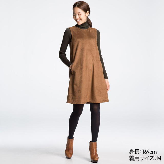 Uniqlo 1月中旬まで 新年大特価 冬にぴったり スエードワンピース 新品未使用 の通販 By Yuyu ユニクロならラクマ