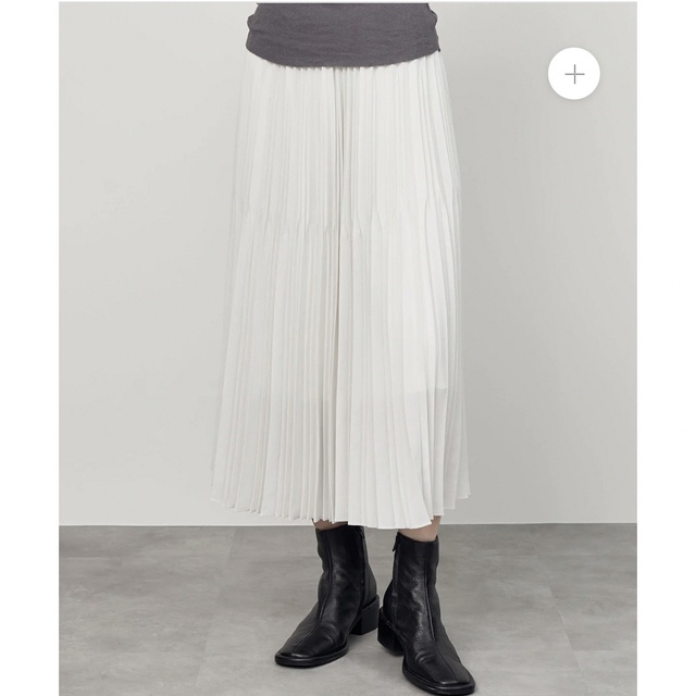 【新品】SOEJu ソージュ　プリーツスカート85㌢丈 レディースのスカート(ロングスカート)の商品写真