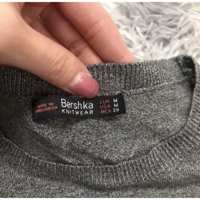 Bershka(ベルシュカ)のBershka ベルシュカ ニットセーター グレー M レディースのトップス(ニット/セーター)の商品写真