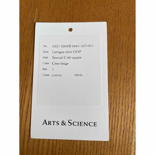 ARTS&SCIENCE(アーツアンドサイエンス)のarts&science Lartigue shirt OOP レディースのトップス(シャツ/ブラウス(長袖/七分))の商品写真