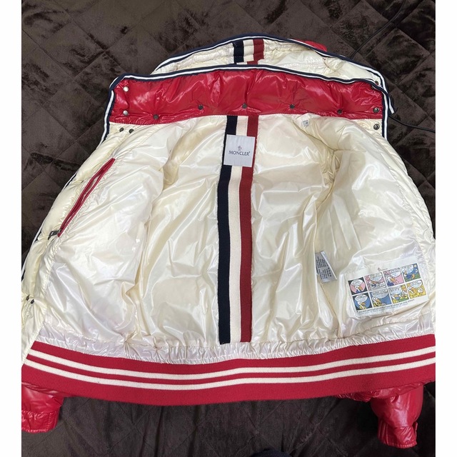 MONCLER(モンクレール)のモンクレール MONCLER ダウンジャケット ブランソン レッド サイズ3 メンズのジャケット/アウター(ダウンジャケット)の商品写真