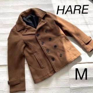 ハレ(HARE)の【値下げ】HARE コート　M ブラウン　メンズ(ピーコート)