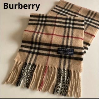 バーバリー(BURBERRY)の専用！バーバリー　カシミヤ混　チェック　マフラー　Burberry (マフラー/ストール)