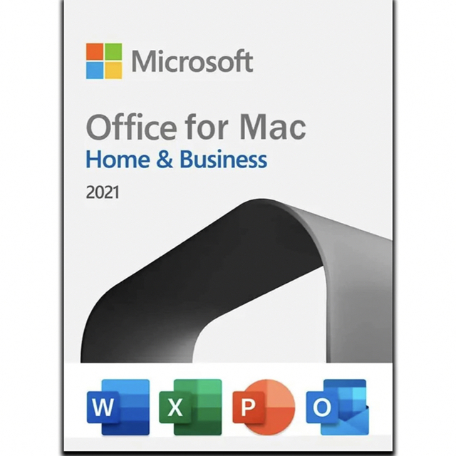 Microsoft(マイクロソフト)のOffice Home & business 2021 For Mac スマホ/家電/カメラのPC/タブレット(PC周辺機器)の商品写真
