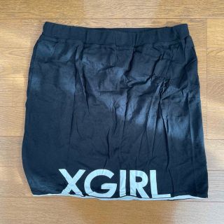 エックスガール(X-girl)のX-girl　リバーシブル　スカート(ひざ丈スカート)