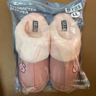 シマムラ(しまむら)の新品★bt21 cooky ルームシューズ　スリッパ　グク　サボ　ボア(スリッパ/ルームシューズ)