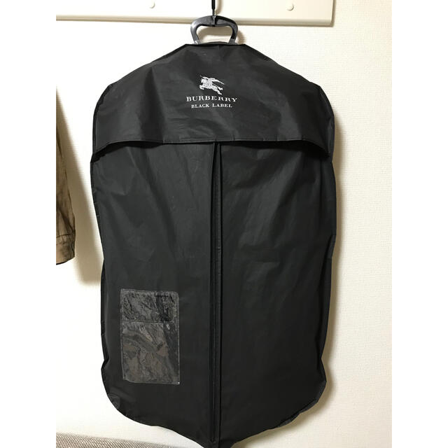 BURBERRY BLACK LABEL(バーバリーブラックレーベル)のバーバリーブラックレーベル　ステンカラーコート トレンチコート　M ブラック メンズのジャケット/アウター(トレンチコート)の商品写真