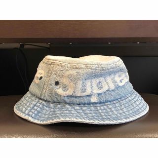 シュプリーム(Supreme)のSupreme Fade Jacquard Denim Crusher  S/M(ハット)