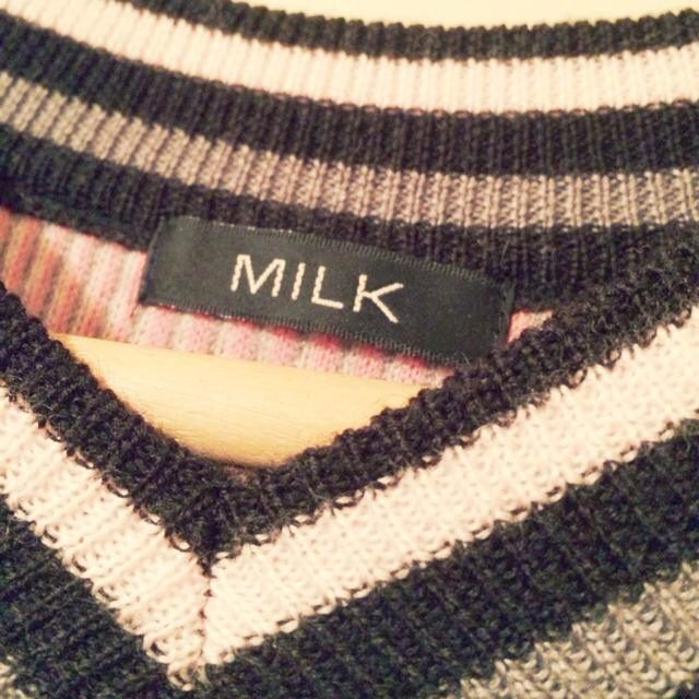 MILK(ミルク)のSALE♡ニット ミニワンピ レディースのワンピース(ミニワンピース)の商品写真