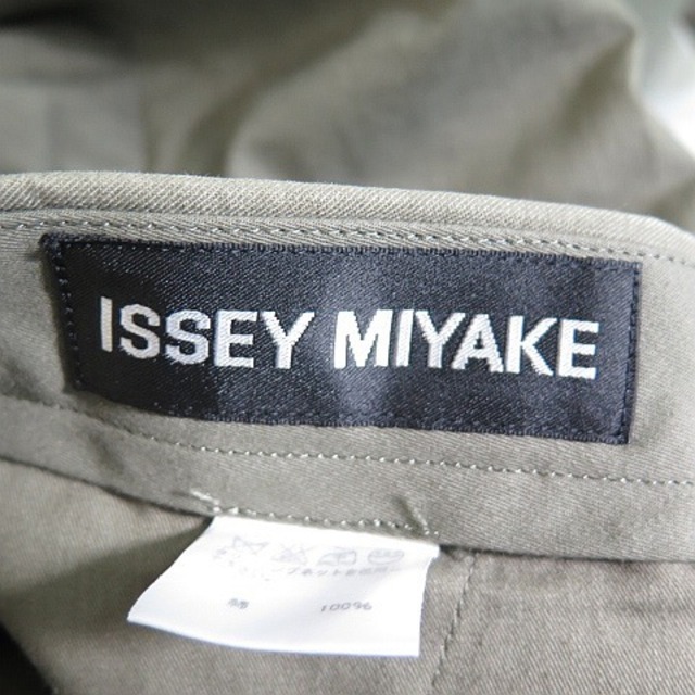 イッセイミヤケ ISSEY MIYAKE コットンパンツ 3 セージグリーン