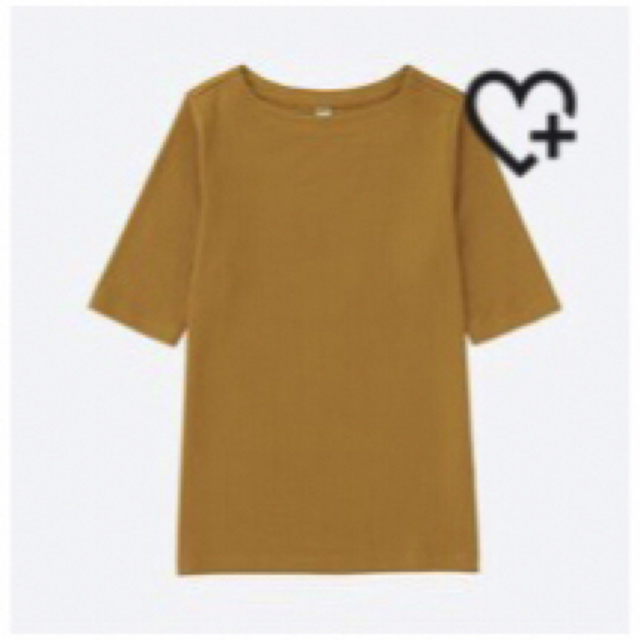 UNIQLO(ユニクロ)の今だからお安く！夏・秋物　UNIQLO リブT レディースのトップス(Tシャツ(半袖/袖なし))の商品写真