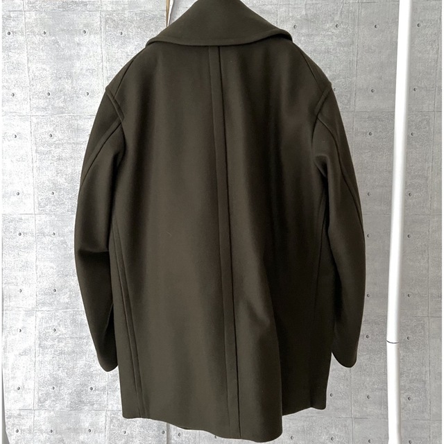 UNIQLO +J ウールブレンドオーバーサイズピーコート オリーブL 21aw
