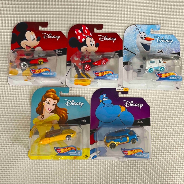 Disney - 【レア】Hot Wheel ホットホイール ディズニー コラボ 5種類セット