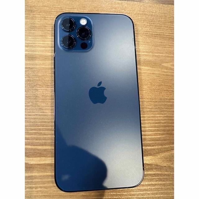ファッションデザイナー Pro iPhone12 256GB au パシフィックブルー