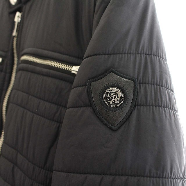 DIESEL(ディーゼル)のディーゼル DIESEL ブルゾン 中綿 ジャケット ナイロン M 黒 メンズのジャケット/アウター(ブルゾン)の商品写真