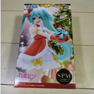 セガ(SEGA)の初音ミク　スーパープレミアムフィギュア　クリスマス2022　未開封　送料無料(ゲームキャラクター)