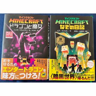 マインクラフト　なぞの日記　ドラゴンと魔女　2冊(文学/小説)