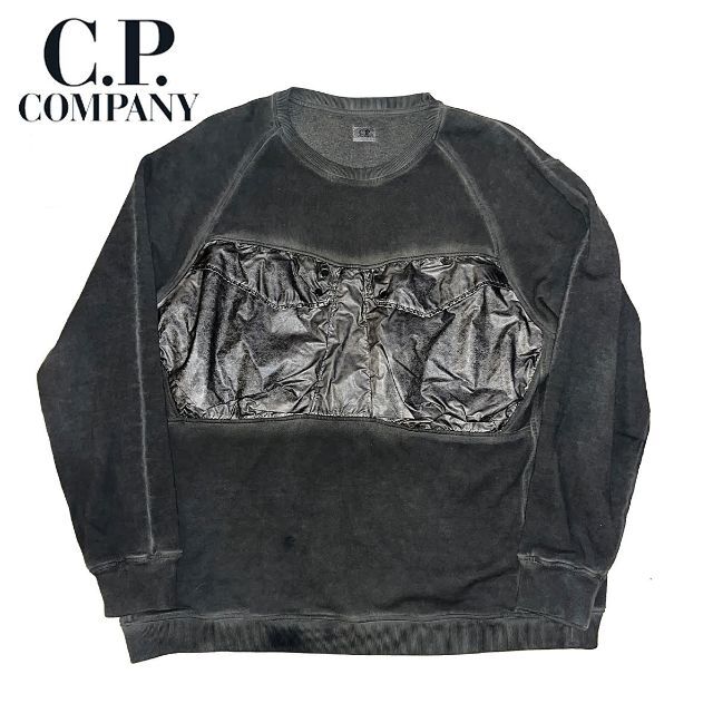 C.P.COMPANY Mixed Crewneck Sweatshirt XLトップス