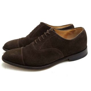 ローク／Loake シューズ ビジネスシューズ 靴 ビジネス メンズ 男性 男性用レザー 革 本革 ダークブラウン 茶 ブラウン  SCAFELL グレイン型押し キャップトゥ グッドイヤーウェルト製法