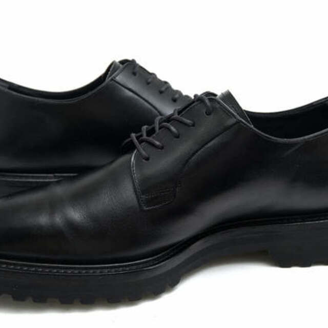 ダブルエイチ／WH シューズ ビジネスシューズ 靴 ビジネス メンズ 男性 男性用レザー 革 本革 ブラック 黒  WHS-0011 ダービーシューズ プレーントゥ Vibramソール 2