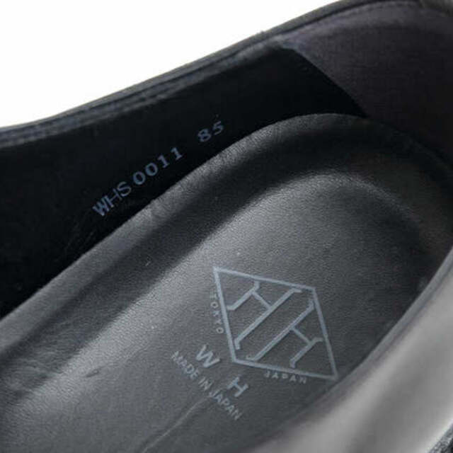 ダブルエイチ／WH シューズ ビジネスシューズ 靴 ビジネス メンズ 男性 男性用レザー 革 本革 ブラック 黒  WHS-0011 ダービーシューズ プレーントゥ Vibramソール 7