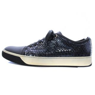 ランバン(LANVIN)のランバン HIGH GROSS METALLIC PHYTHON LOW 8(スニーカー)