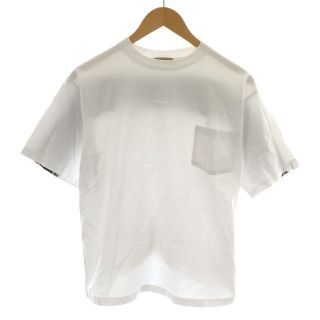 ビームスライツ(BEAMS LIGHTS)のBEAMS Lights カラースキーム バックリブ Tシャツ S 白(Tシャツ/カットソー(半袖/袖なし))