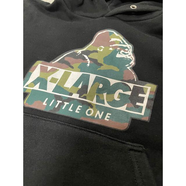 XLARGE(エクストララージ)の【XLARGE】size:100 プルオーバー　トレーナー　フード　キッズ　子供 キッズ/ベビー/マタニティのキッズ服男の子用(90cm~)(Tシャツ/カットソー)の商品写真