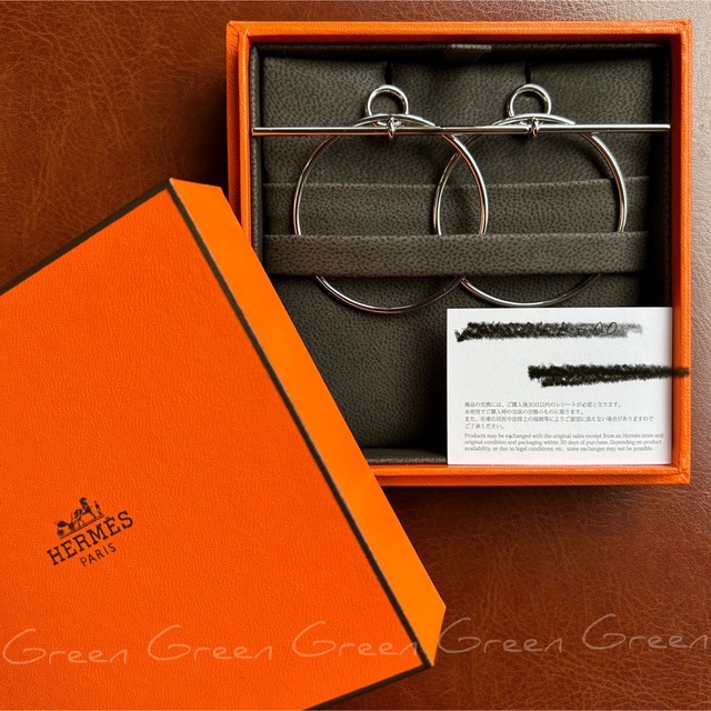 WEB限定】 HERMES - Hermes エルメス LOOP ループピアス MM ピアス