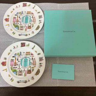 ティファニー(Tiffany & Co.)のお値下げ新品未使用♪TIFFANY&Co. 5thアベニュープレート2枚セット♡(食器)