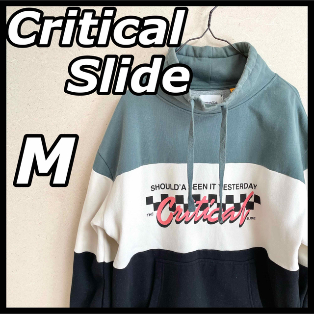 新品 CRITICAL SLIDE クリティカルスライド ロゴスウェット　黒　M