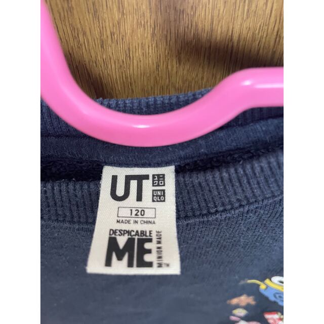 UNIQLO(ユニクロ)のUNIQLO キッズ　トレーナー　ミニオンズ キッズ/ベビー/マタニティのキッズ服女の子用(90cm~)(Tシャツ/カットソー)の商品写真