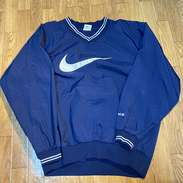 NIKE(ナイキ)の90s ヴィンテージ　NIKE ナイキ　プルオーバー　ナイロンジャケット メンズのジャケット/アウター(ナイロンジャケット)の商品写真