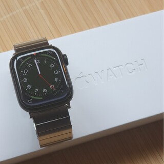 アップルウォッチ(Apple Watch)のApple Watch 7 セルラーモデル　グリーン(腕時計(デジタル))