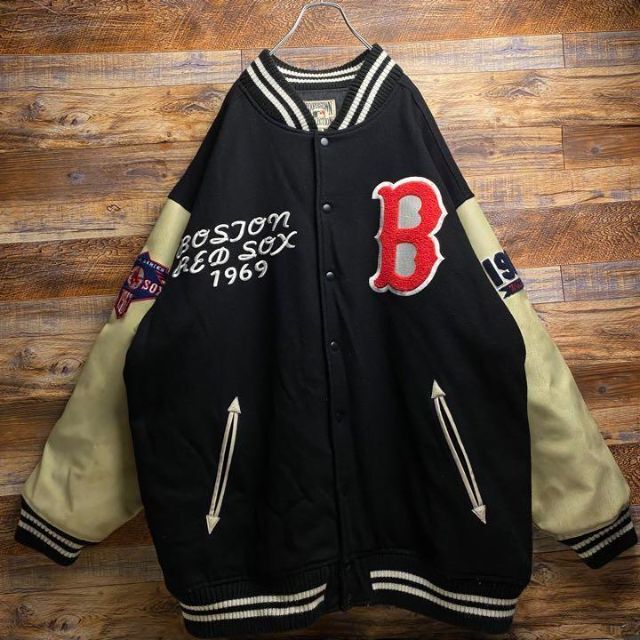 ビンテージ 90s MLB COOPERSTOWN メンズL スタジャン MLB-