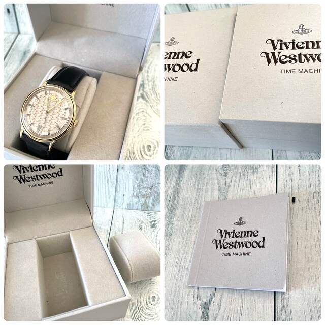 Vivienne Westwood(ヴィヴィアンウエストウッド)の【美品】vivienne ヴィヴィアン 腕時計 スクイグル ゴールド レディースのファッション小物(腕時計)の商品写真