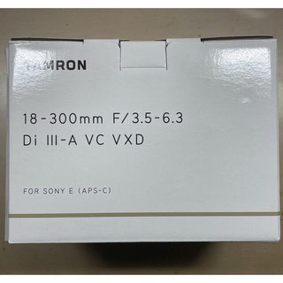 タムロン(TAMRON)のTAMRON Eマウント用 18-300 F3.5-6.3 プロテクター付き(レンズ(ズーム))