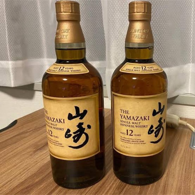 サントリー(サントリー)の山崎12年 2本セット　早い者勝ちです 食品/飲料/酒の酒(ウイスキー)の商品写真