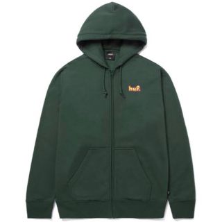 ハフ(HUF)のハフ　HUF パーカー　フーディー　グリーン　ジップ　ハーフジップ　ステューシー(パーカー)