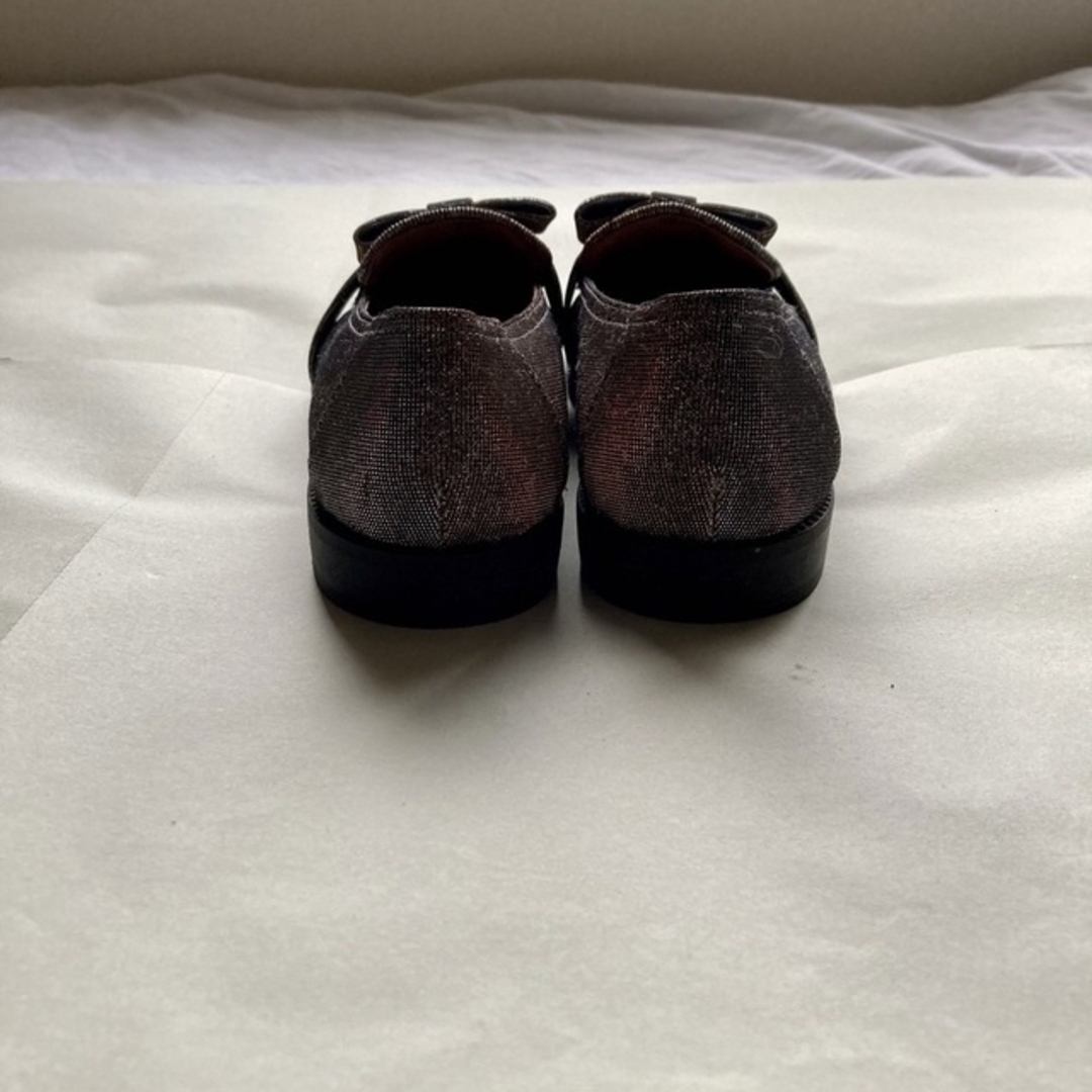 DIEGO BELLINI(ディエゴベリーニ)の【未使用】＜DIEGO BELLINI ＞リボンローファー　37 レディースの靴/シューズ(ローファー/革靴)の商品写真