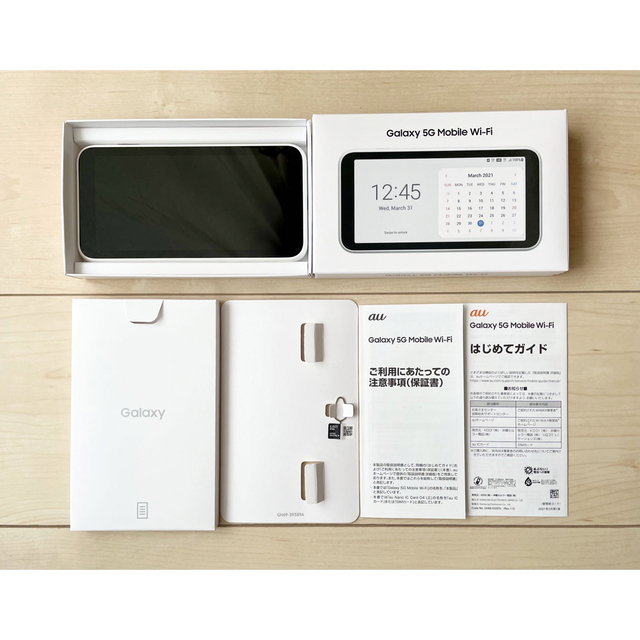 SAMSUNGGalaxy 5G Mobile Wi-Fi SCR01 【初期化済・美品】