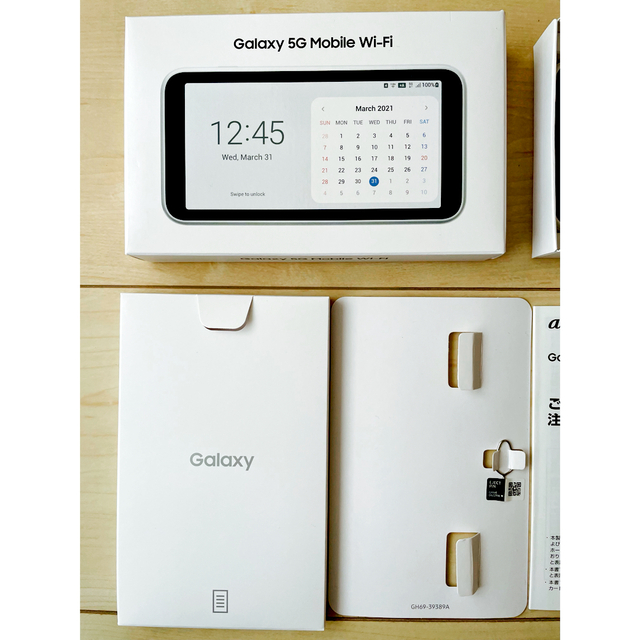 Galaxy(ギャラクシー)のGalaxy 5G Mobile Wi-Fi SCR01 【初期化済・美品】 スマホ/家電/カメラのスマートフォン/携帯電話(スマートフォン本体)の商品写真