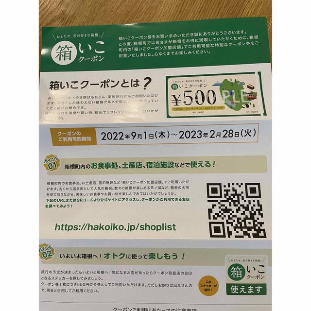 優待券/割引券【即日発送】箱いこクーポン2022  4万円分