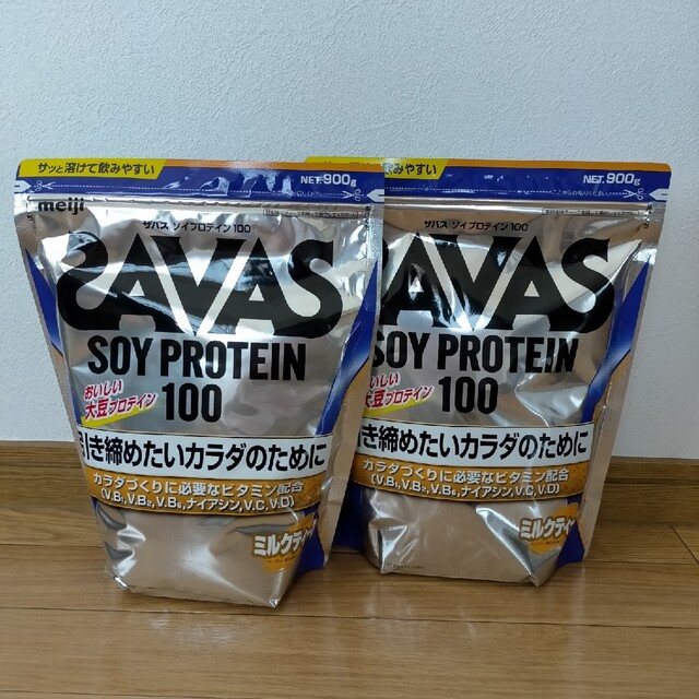 SAVAS(ザバス)のSAVAS ザバスソイプロテイン 100 ミルクティー味 食品/飲料/酒の健康食品(プロテイン)の商品写真