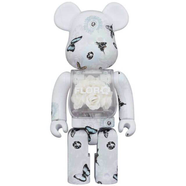 BE@RBRICK FLOR@ #2 White 400％のサムネイル