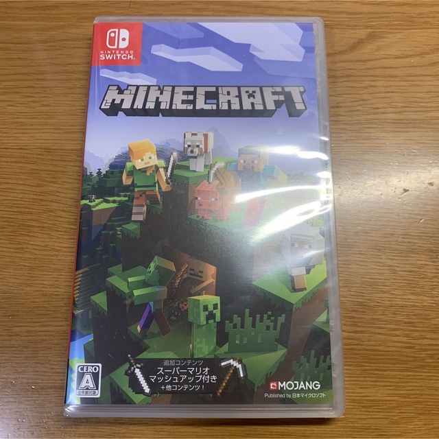 ＊新品未開封 Minecraft Switch マインクラフト　ソフト エンタメ/ホビーのゲームソフト/ゲーム機本体(家庭用ゲームソフト)の商品写真