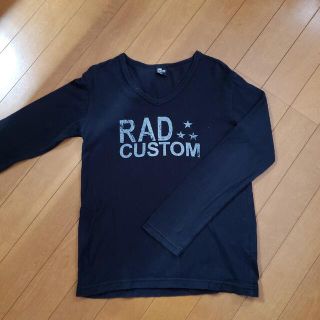 ラッドカスタム(RAD CUSTOM)のRAD CUSTOM黒の長袖Tシャツ(Tシャツ/カットソー)