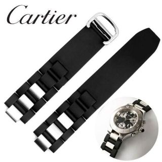 Cartier カルティエ クロノスカフ マスト21 用 ラバーバンド 20mm(ラバーベルト)