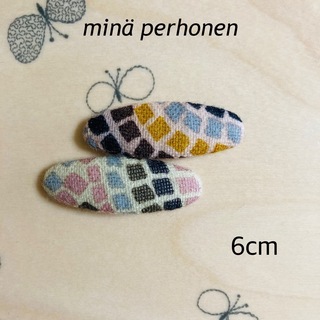 ミナペルホネン(mina perhonen)のminä perhonen パッチンピン 6cm  #2-208(ヘアアクセサリー)