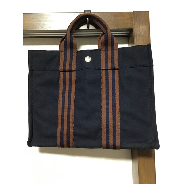 HERMES ドーヴィルPMミニ レッドトートバッグ